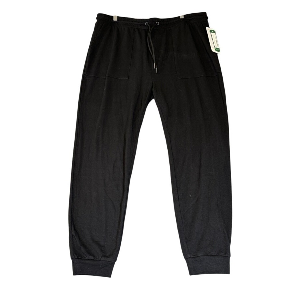 NWT Threads 4 Thought Pierce French Terry Lounge Joggers Black XL Tencel Stitch